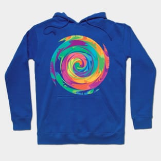 Rainbow Spiral 2 Hoodie